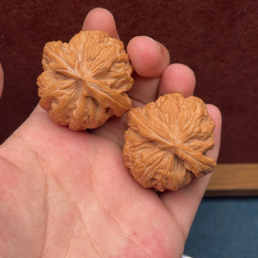 按***饭文玩核桃红锦鲤43尺