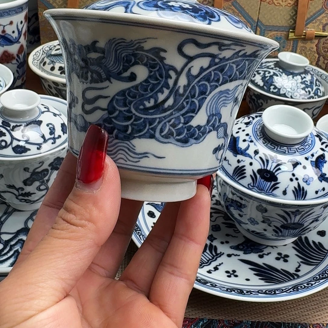 手工手绘茶具套装