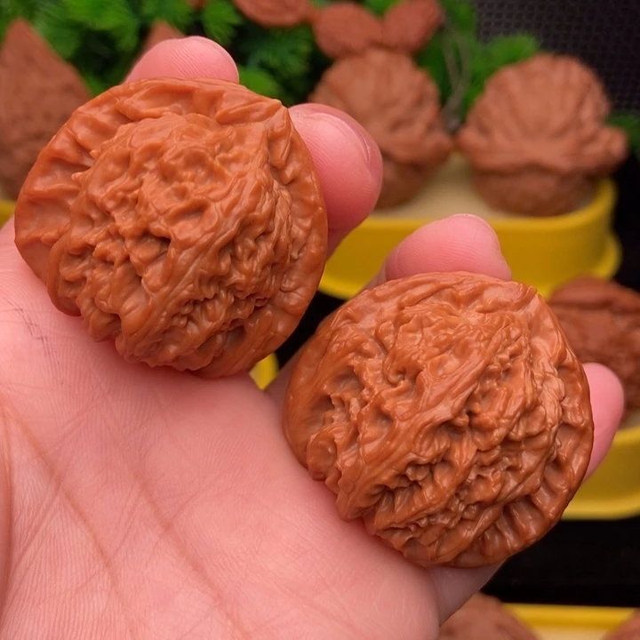 吊坠文玩核桃三角白38全品