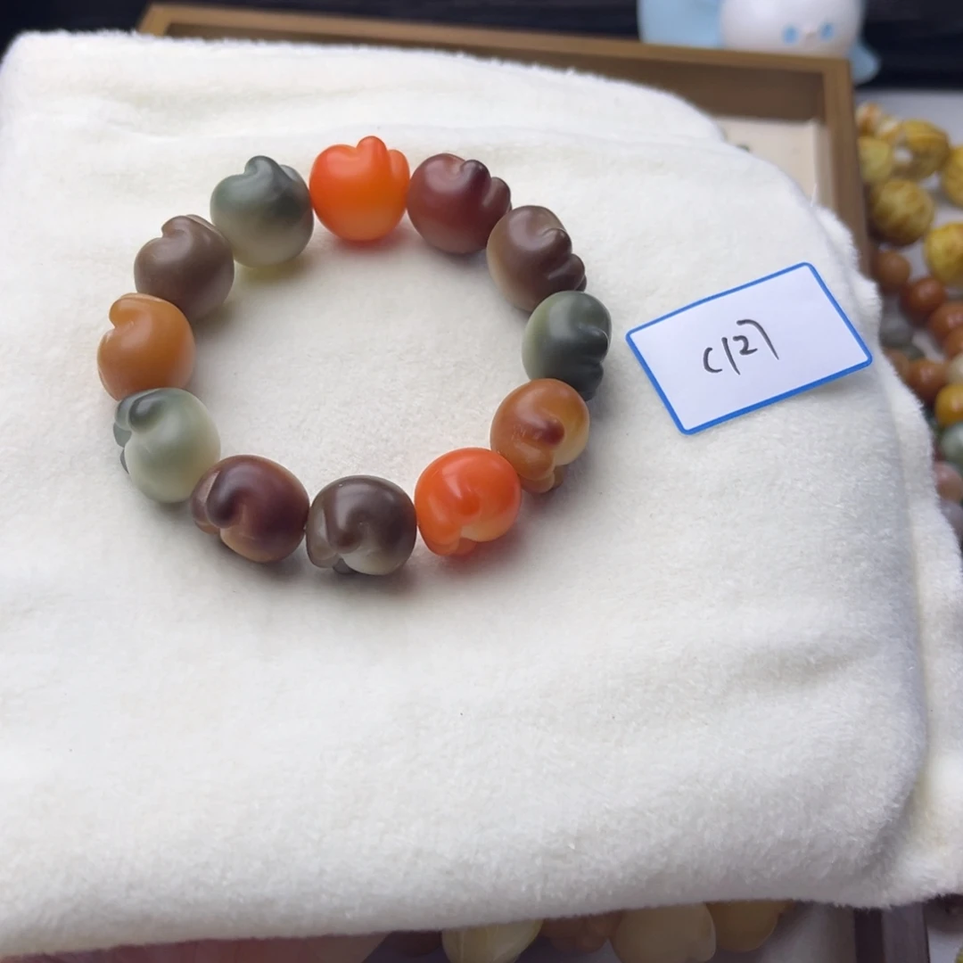 小***1手串菩提根/象牙果猫爪20mm通货干磨