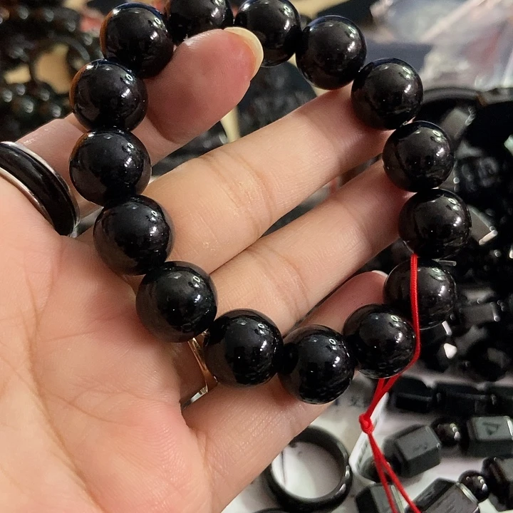 未镶嵌手链翡翠墨翠14