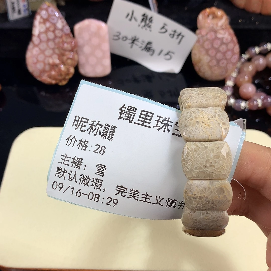 颖***颖吊坠(赠链)未镶嵌硅化珊瑚（珊瑚玉）
