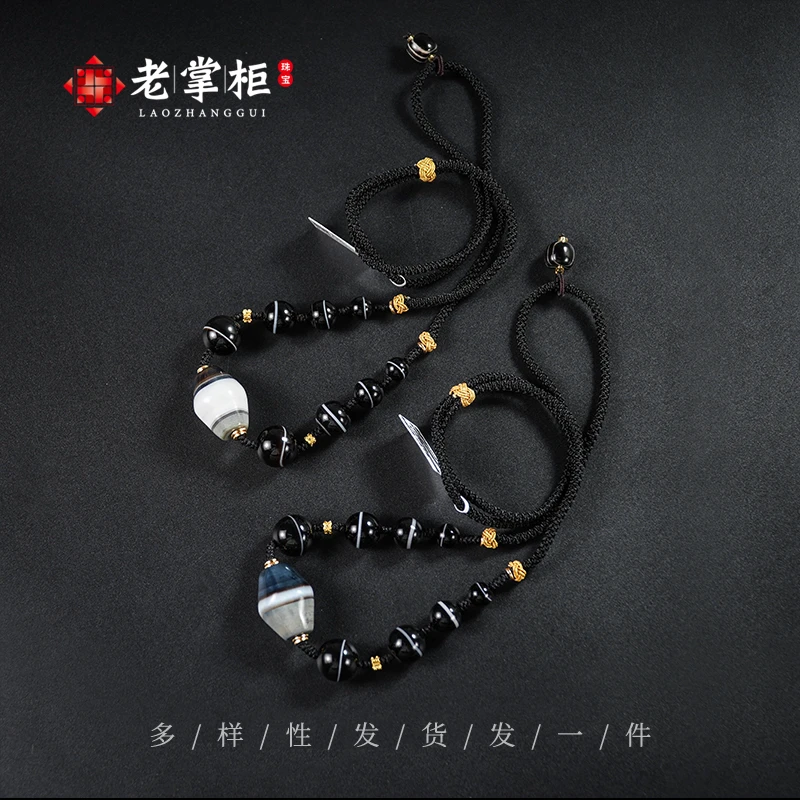 一线玛瑙项链锁骨链/多样性发货 发一件老掌柜珠宝APE030602