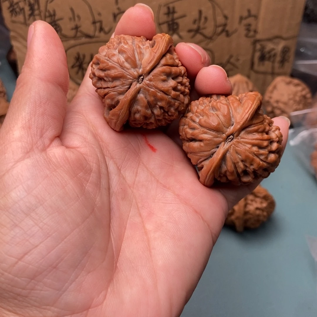 思***寇吊坠文玩核桃莲花66