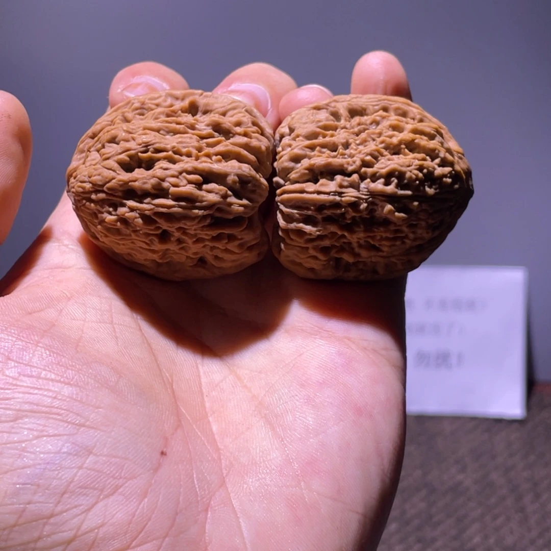 文玩核桃吊坠9号37拉丝凹底