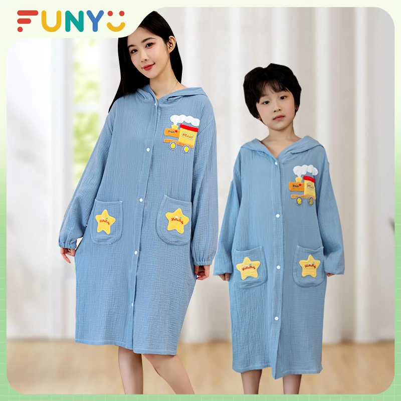 【纺柚亲子】2025新款棉纱春夏季儿童浴巾游泳纱布浴巾女士可穿可裹