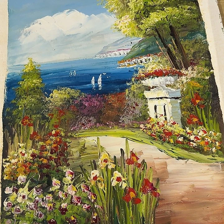 油画恭喜一直仔仔细细