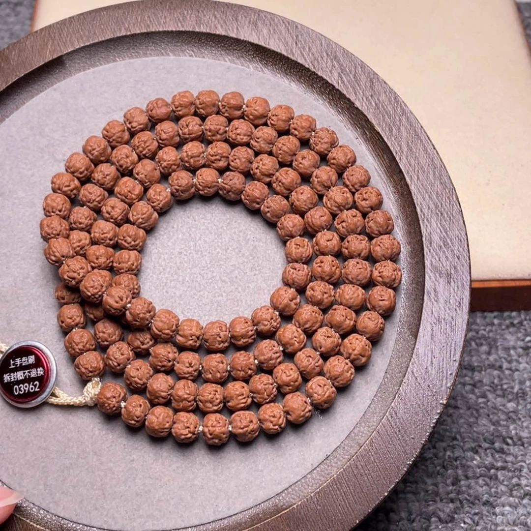 手串金刚菩提邓*允梅朵头货佛手108尺寸