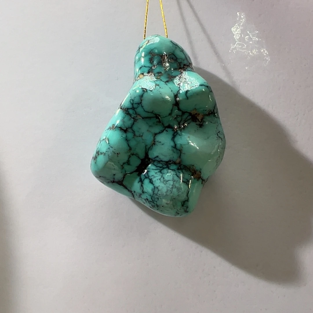 绿松石未镶嵌挂件