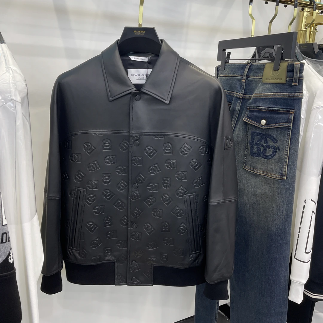 DG迪噶雅2025秋冬新款轻奢皮革服装