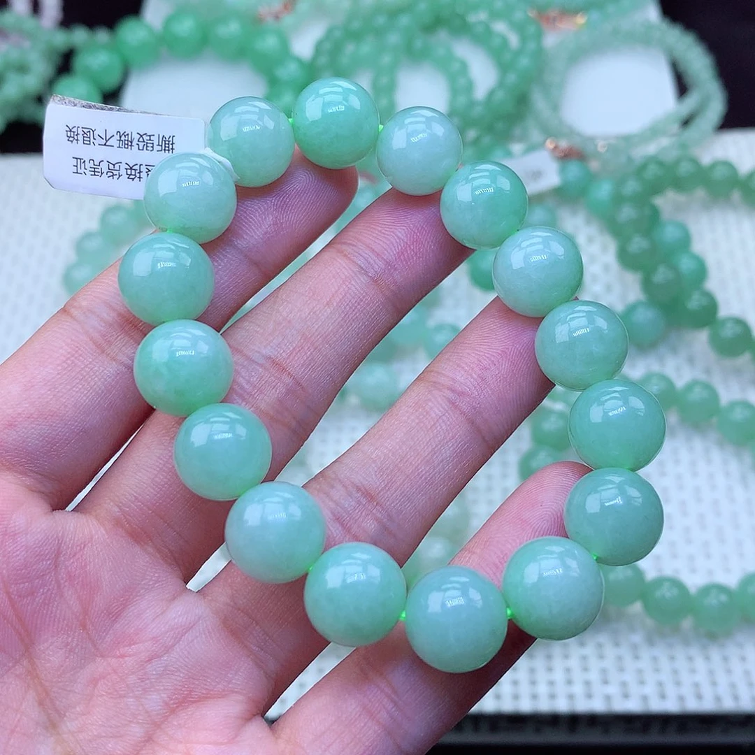 翡翠未镶嵌毛衣链卡12.3