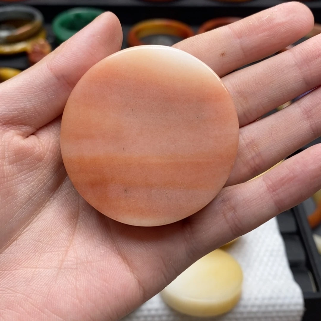 石英质玉（黄龙玉）手镯未镶嵌陈**静