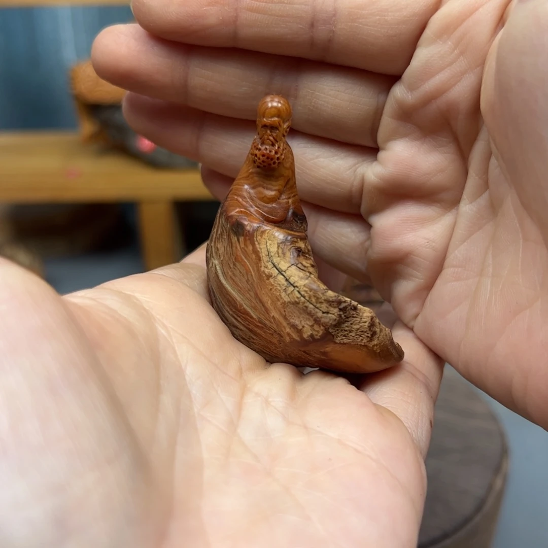 柏木崖柏木摆件手把件58