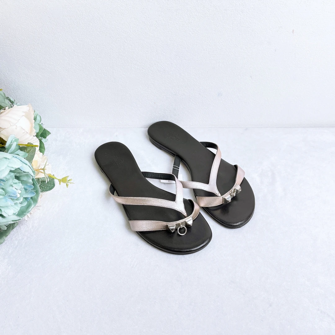 95新 Hermes/爱马仕 拖鞋/37码/Xsps8936