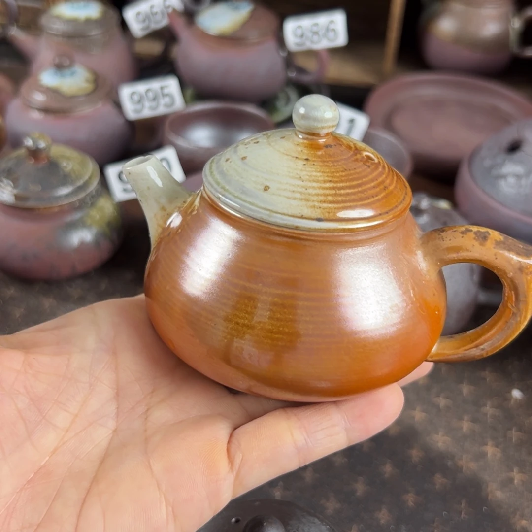 杯唯*柴烧茶器主人壶