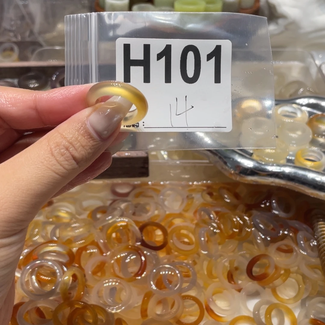 玛瑙/玉髓未镶嵌戒指101
