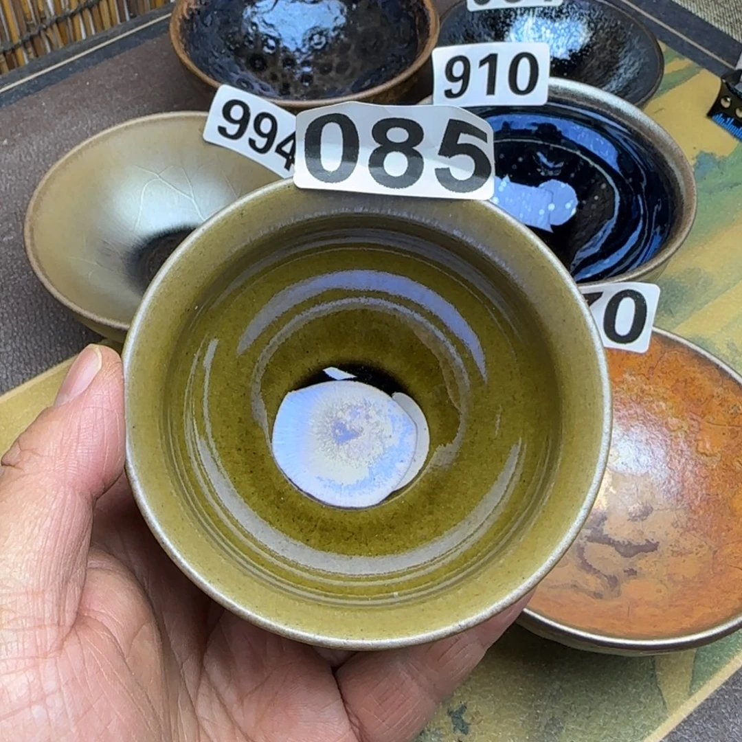 茶盏建阳建盏主人杯龙窑柴烧