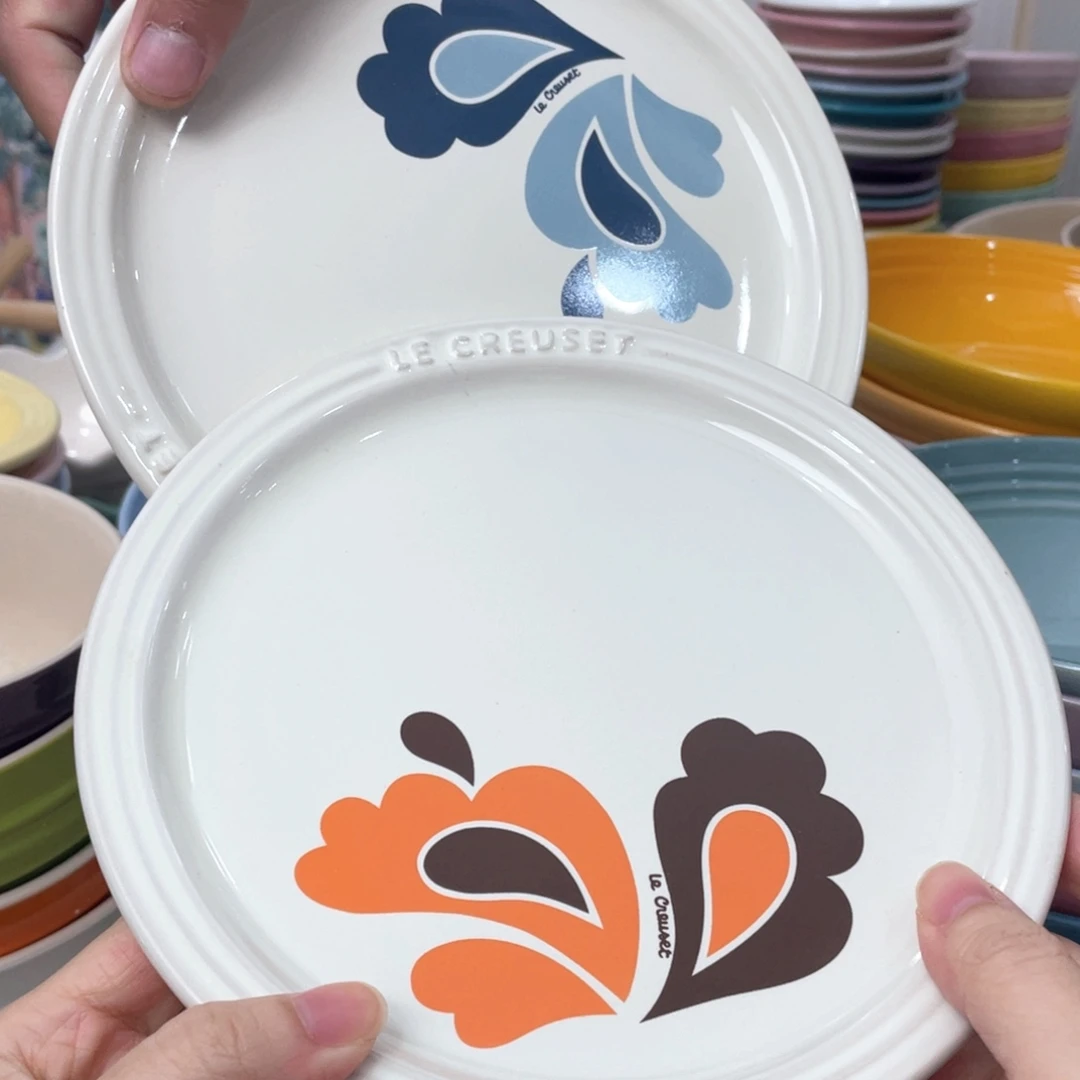 瓷片微瑕2个7英寸牛排盘