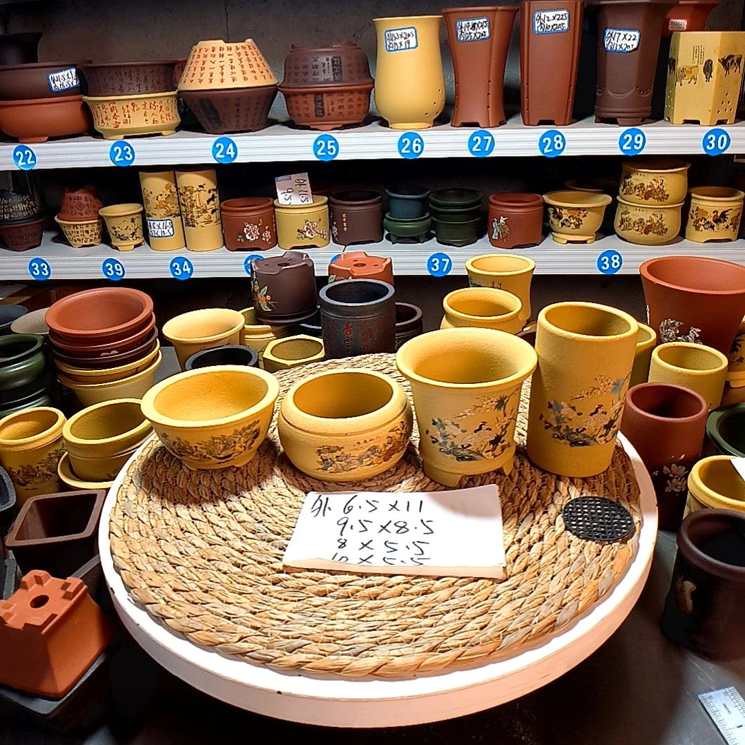 宜兴紫砂紫砂花盆花盆