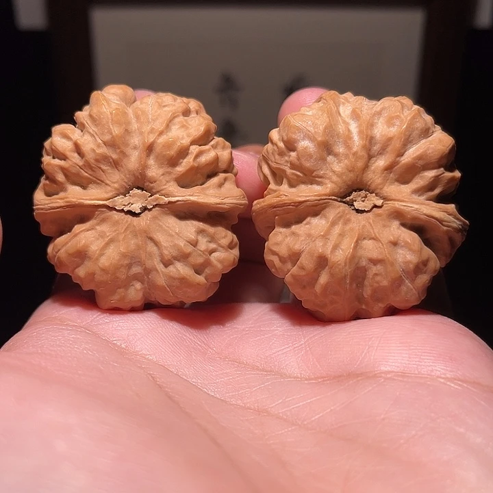 成***喆核桃把件蛤蟆头