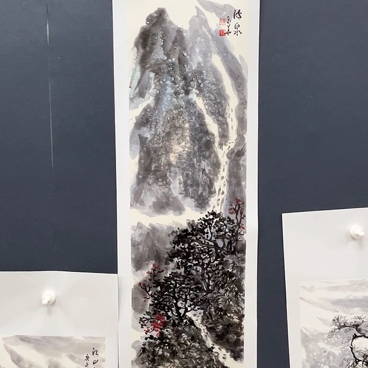 国画芭**屋三尺对开条孙玉华