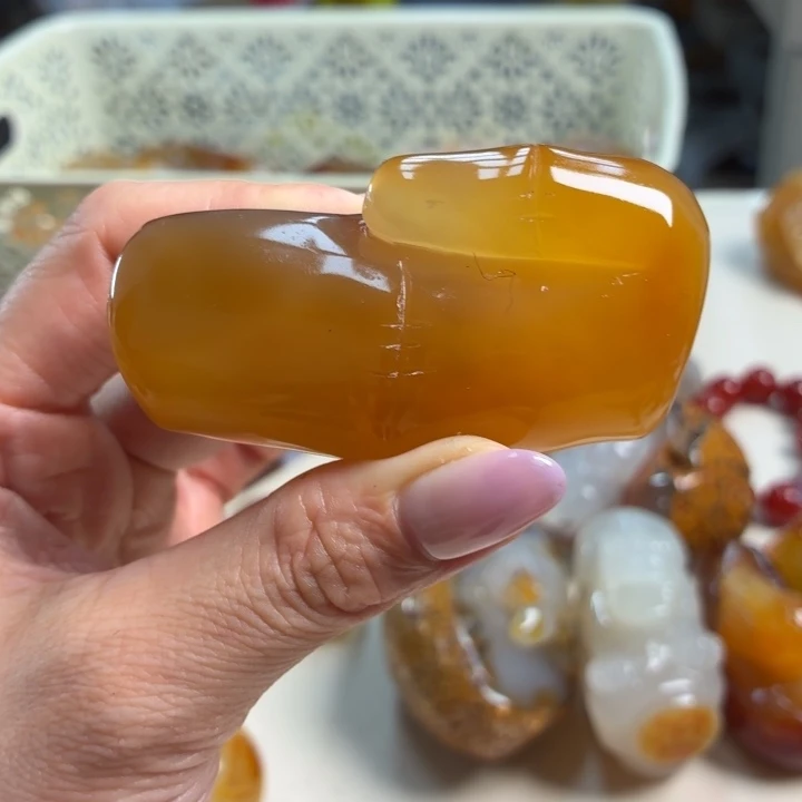 玛瑙/玉髓未镶嵌吊坠(不含链)