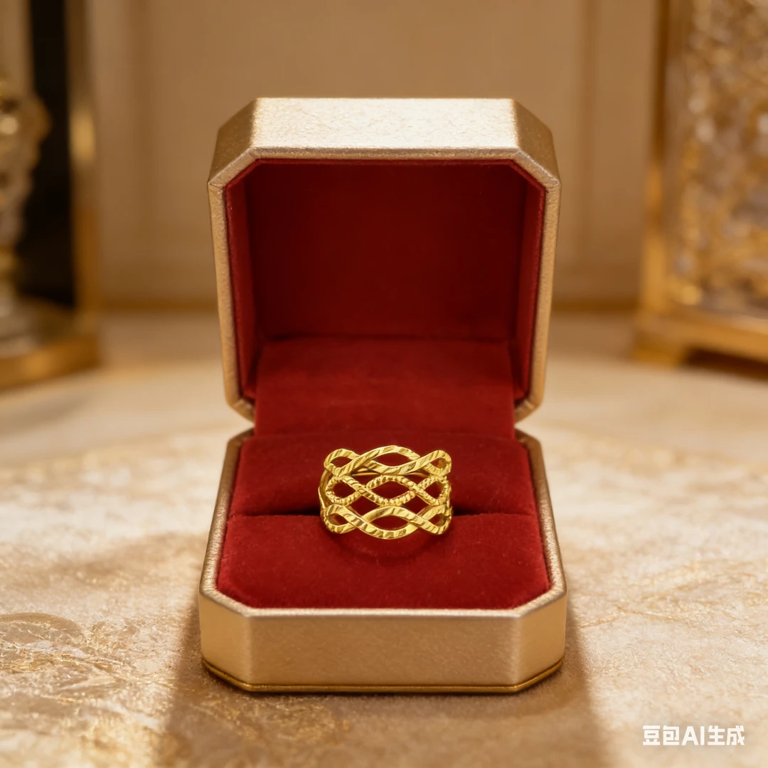 铜合金戒指 铜合金 女士KS里外一色戒指高级不掉色首饰