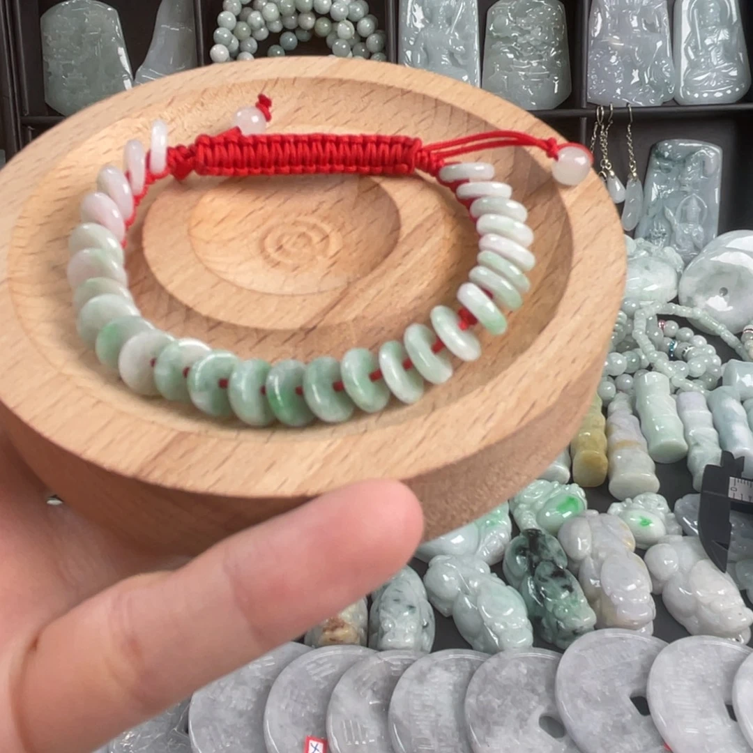 未镶嵌手链翡翠微瑕