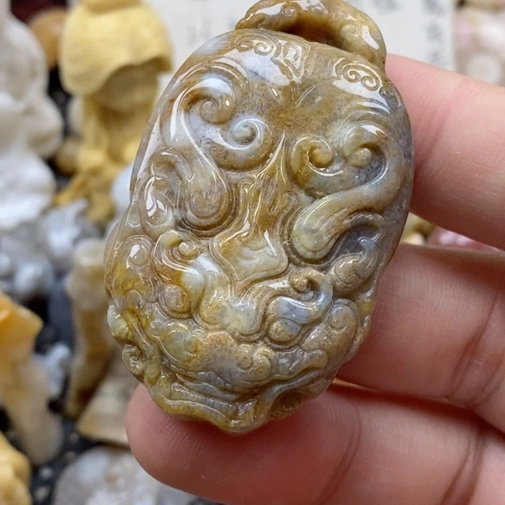 颈饰未镶嵌硅化珊瑚（珊瑚玉）A****y