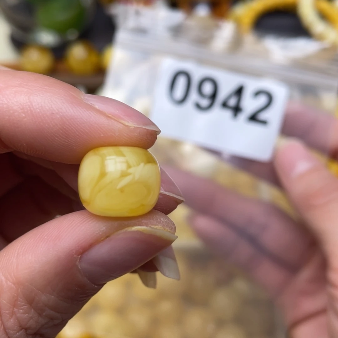 蜜蜡珠宝奇石未镶嵌粉13.4