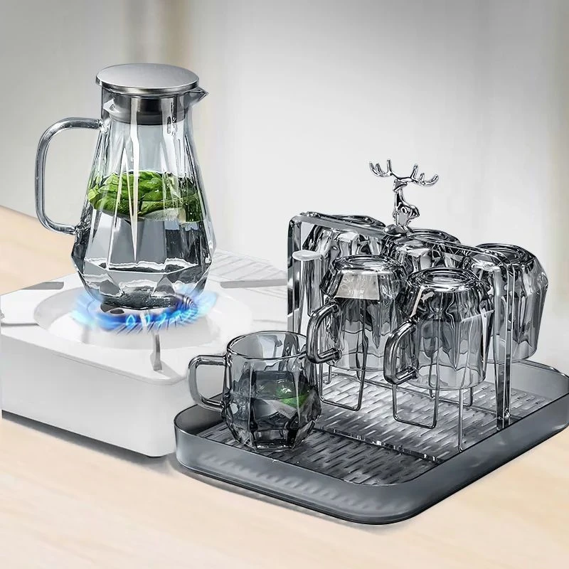 玻璃轻奢水具套装家用客厅玻璃喝水杯子