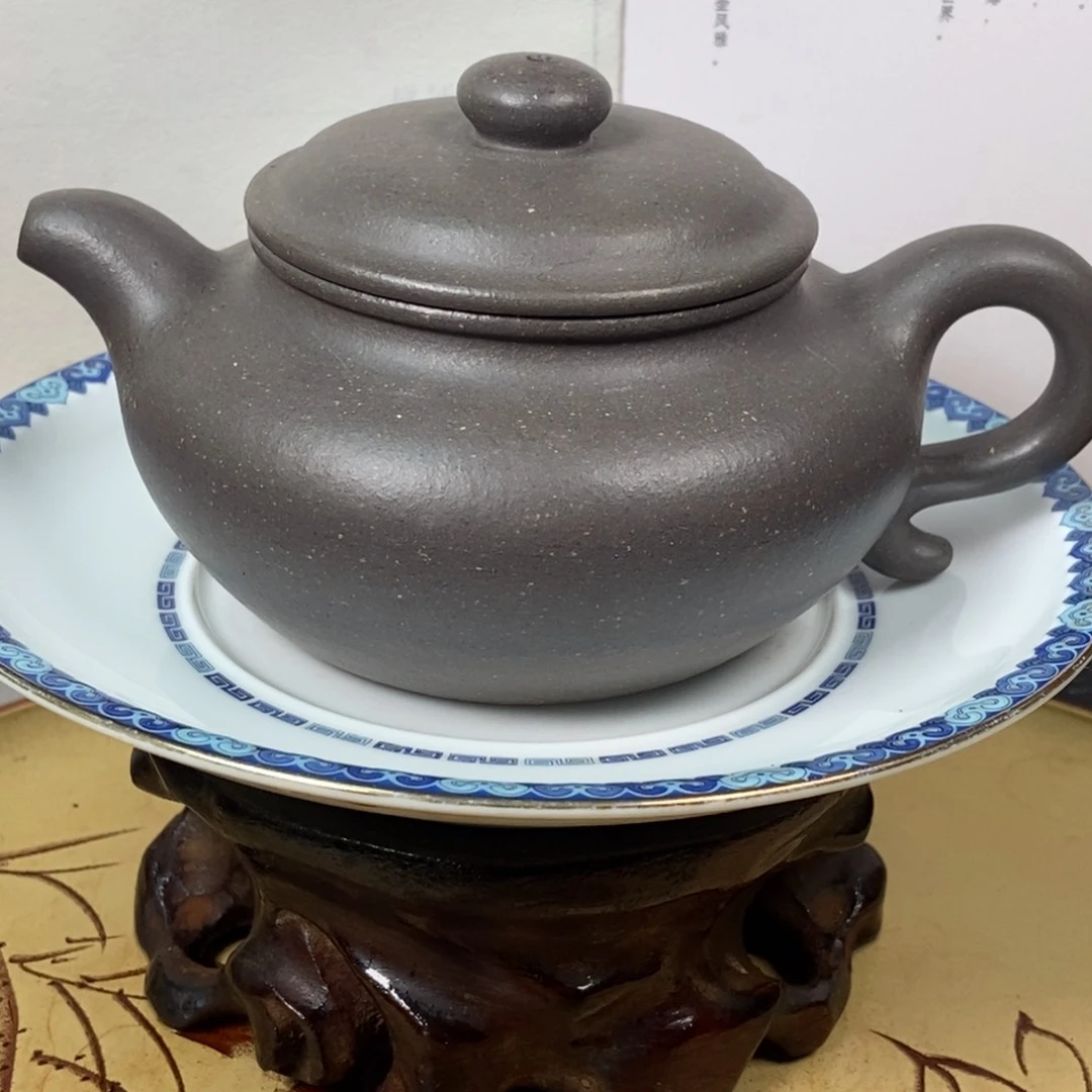 紫砂茶壶阿*全手天青240