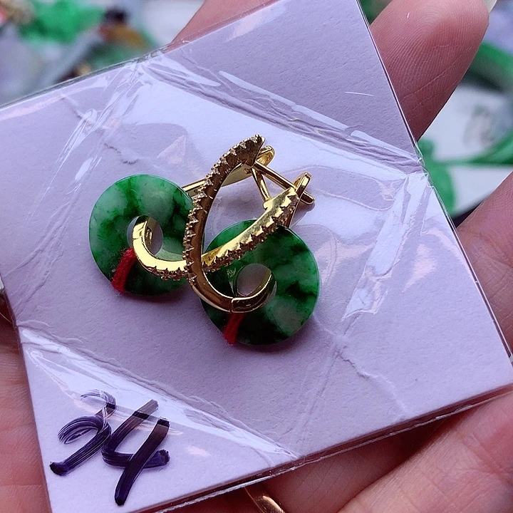 翡翠银S925镶嵌颈饰翡翠