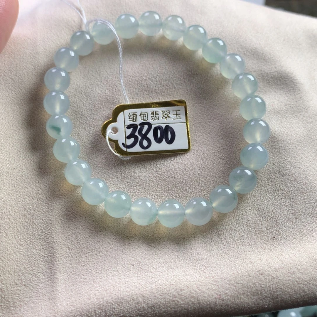 定制翡翠未镶嵌卡7.5 26颗