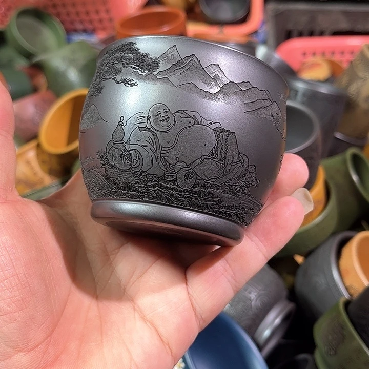 茶杯紫砂全手工紫砂主人杯