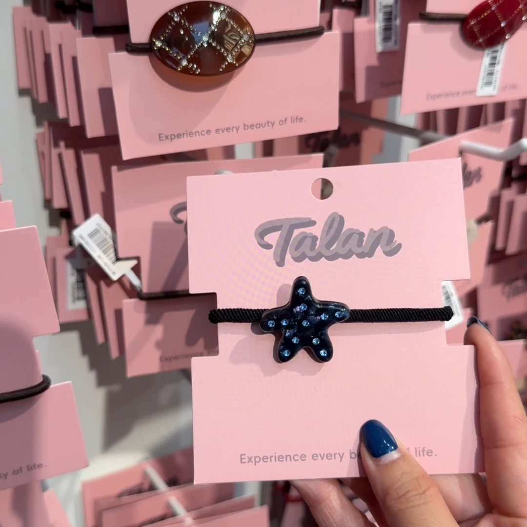 布艺非金属小海星发绳