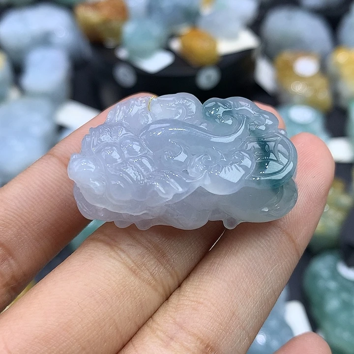 颈饰未镶嵌翡翠天然缅甸翡翠