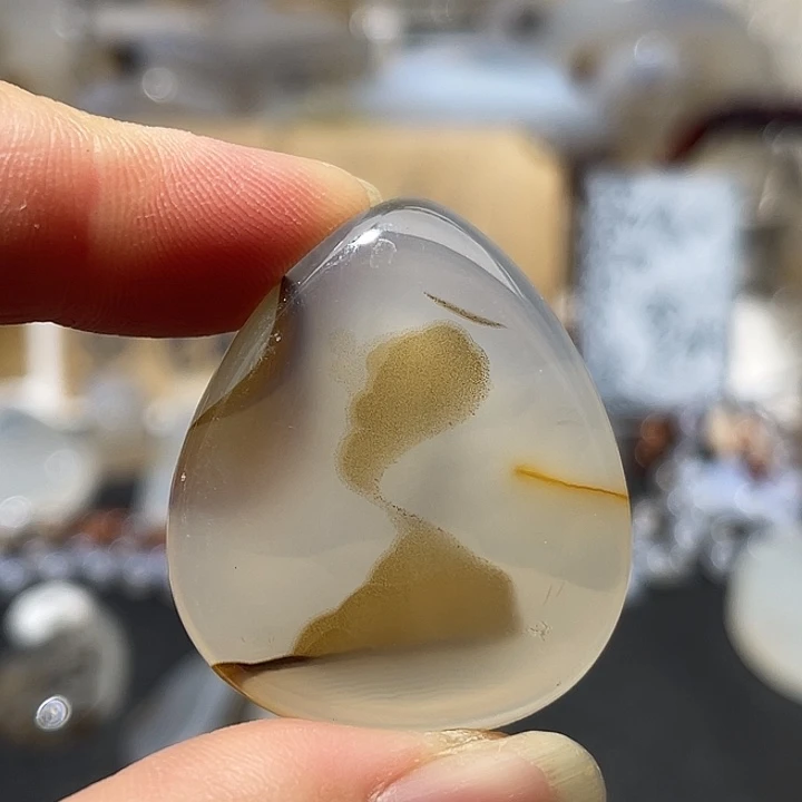 玛瑙/玉髓未镶嵌吊坠(不含链)