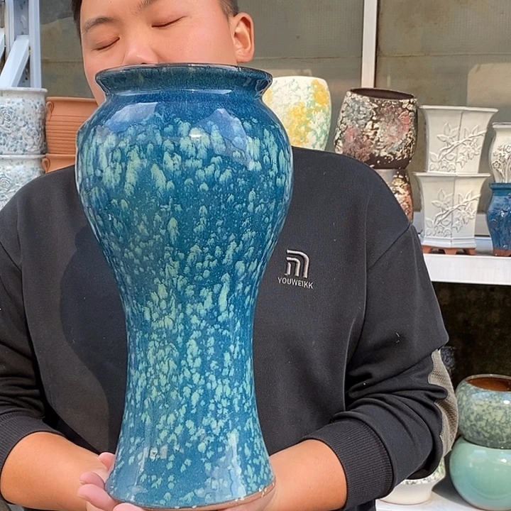 紫砂花盆口15高338福利