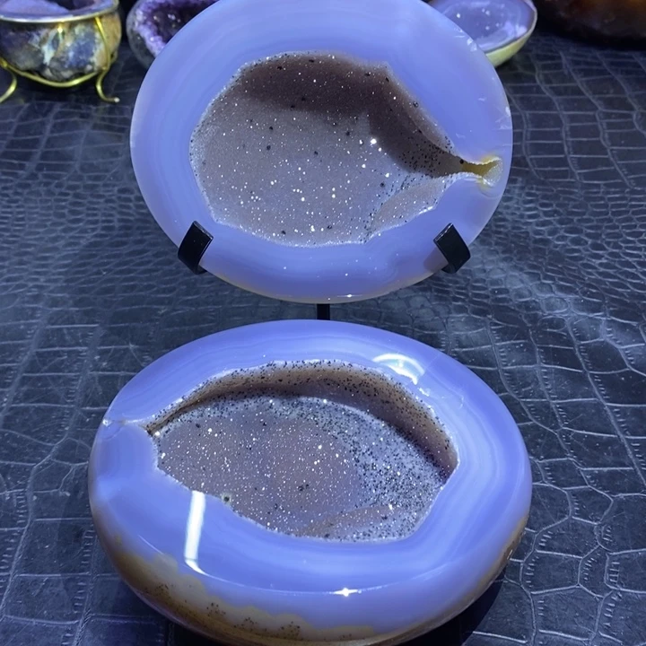 粉紫聚宝盆未镶嵌水晶