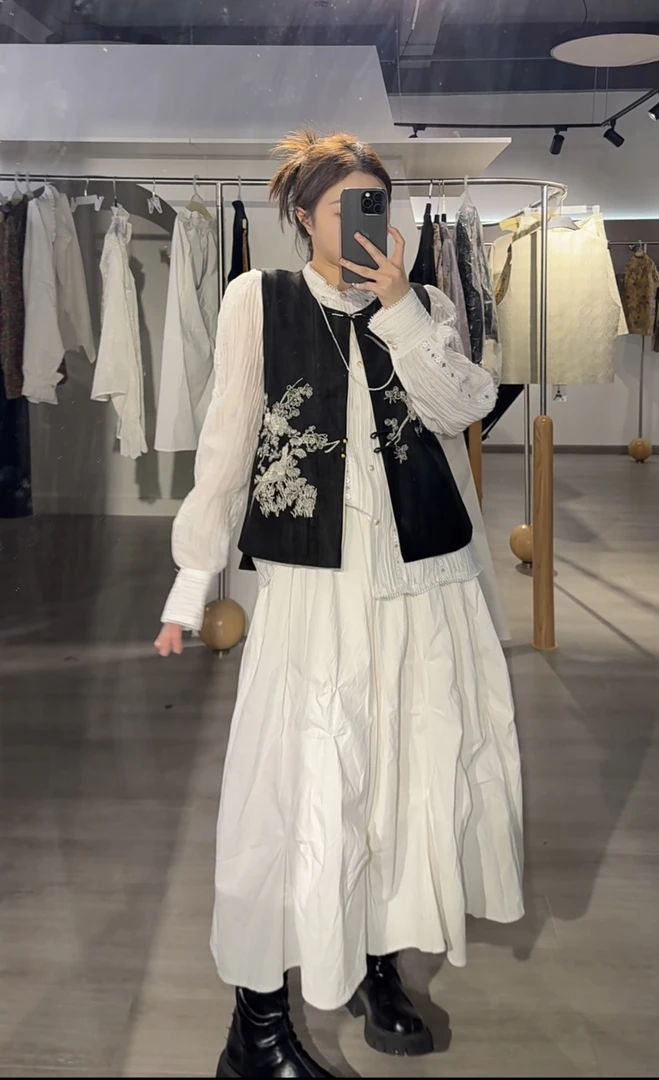 桑蚕丝秒拍链接休闲国风新中式女装