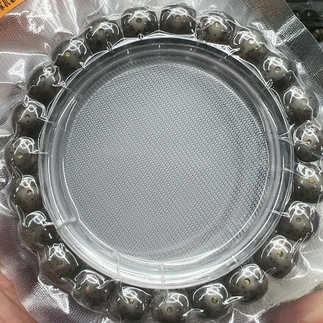 星月菩提手串101殿堂黑灰星月菩提单圈1.0