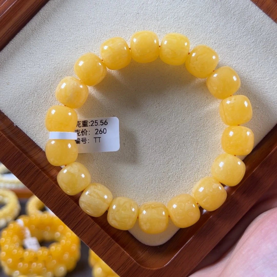 裸石蜜蜡未镶嵌13.3mm焦皮浓蜡鸡油红橘底花老型tt