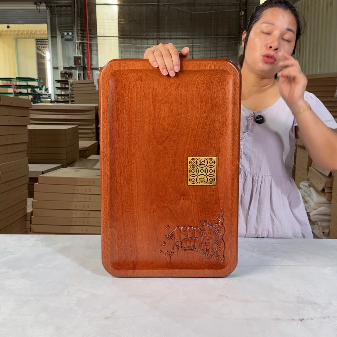 花梨木茶盘55*35尺寸