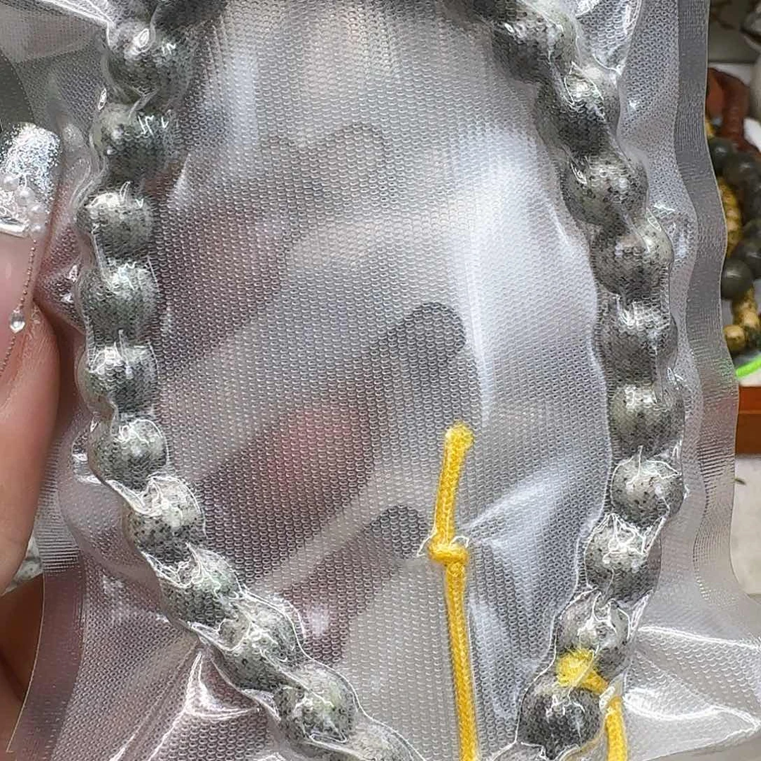 星月菩提手串10灭火奶奶灰星月菩提糖豆手持0.9