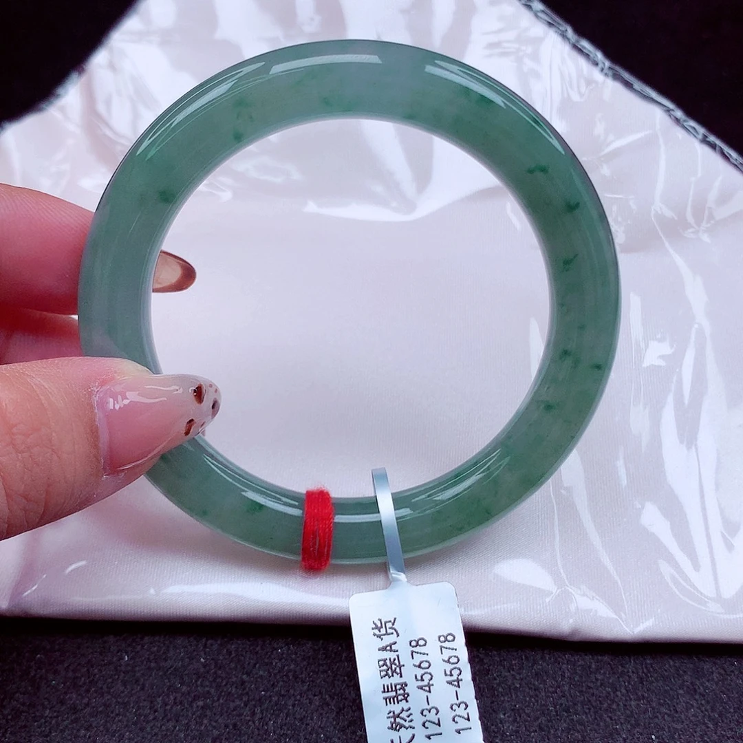 翡翠未镶嵌手镯天然缅甸翡翠A货玉手镯