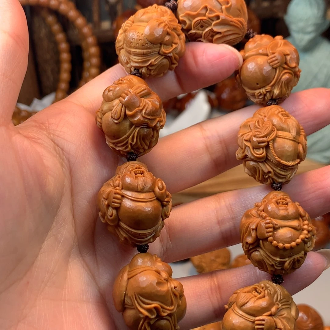 手串/手链橄榄核L**n橄榄核纯手工八宝财弥