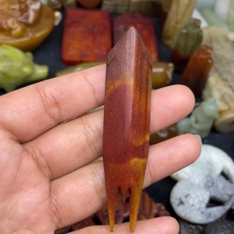 和田玉未镶嵌颈饰13