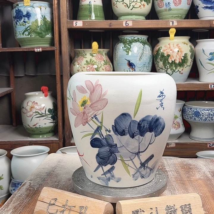 陶瓷苹果青花荷花新款新款请陶瓷台词