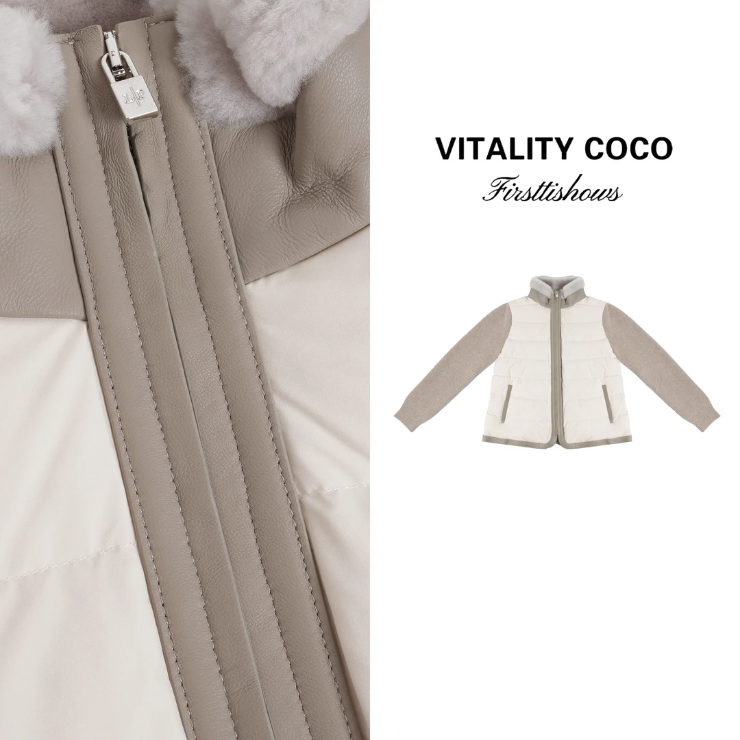 VITALITY COCO·LP系列新款女装 高定羊绒羽绒外套-2577